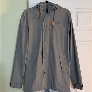 Women’s Gray Waterproof Hooded Jacket